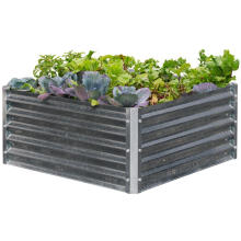 Rectangle Galvanized metal planter box